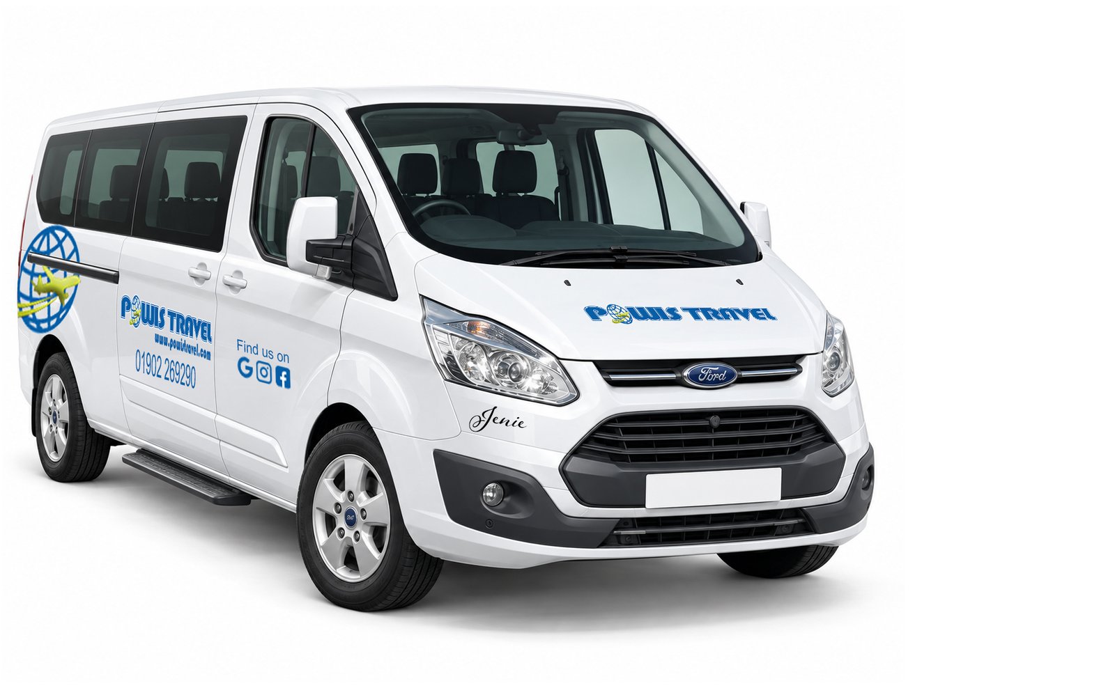 White Ford Tourneo